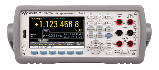 34470A 数字万用表，7½ 位，高性能 Truevolt 数字万用表